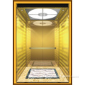 Golden Mirror Passenger House Panoramic Cargo Observation Residential Lift